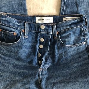 Denim Forum Yoko high rise slim jeans size 25, 26L